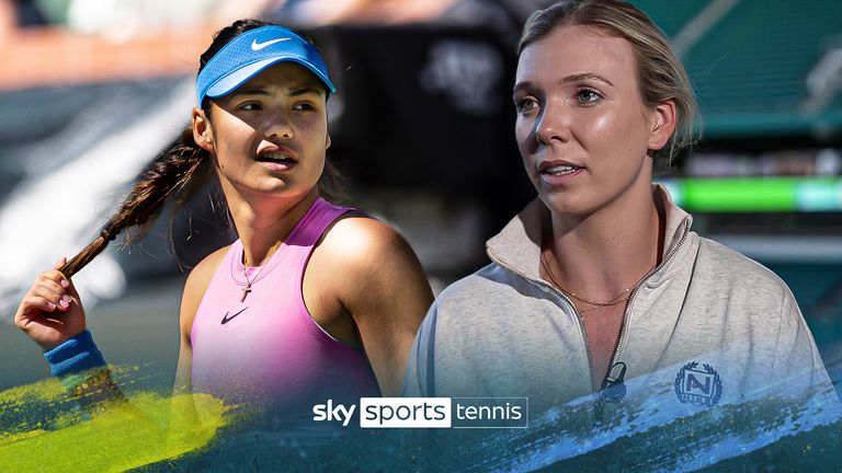 Katie Boulter and Emma Raducanu