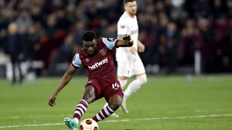 Mohammed Kudus scored this solo wonder goal in West Ham's rampant win over Freiburg