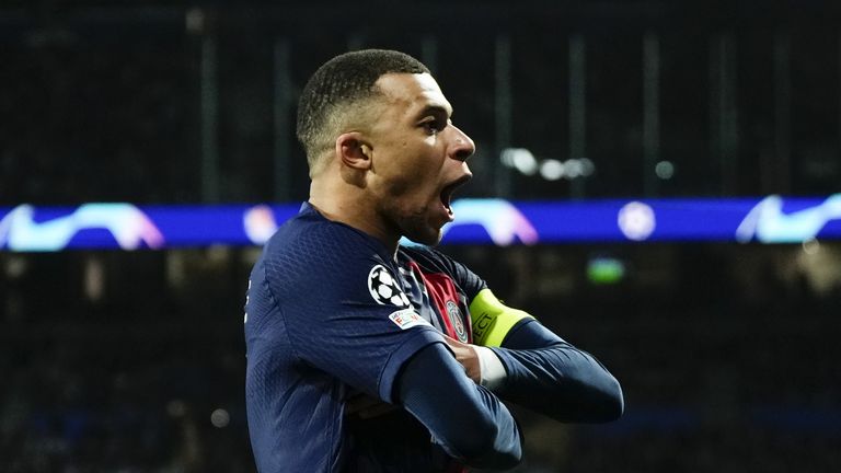 Kylian Mbappe's double saw PSG cruise through to the quarter-finals of the Champions League