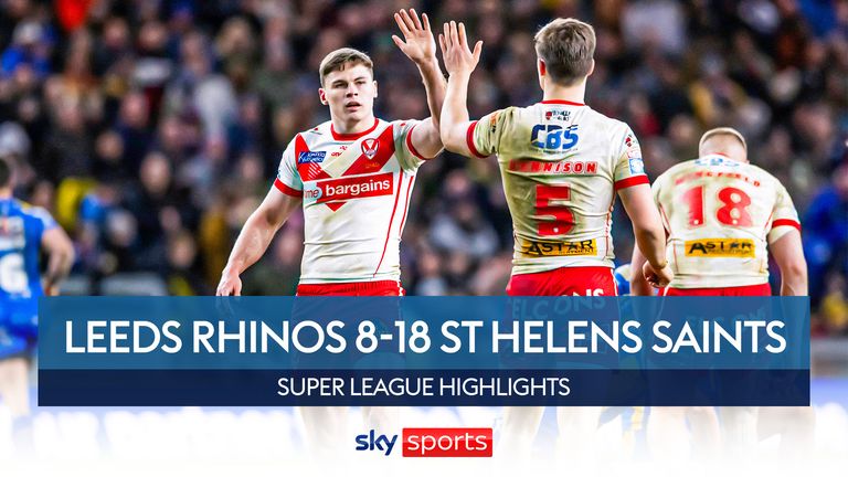 Highlights of Leeds Rhinos' clash with St Helens in the Super League thumb. Pics from: Swpix