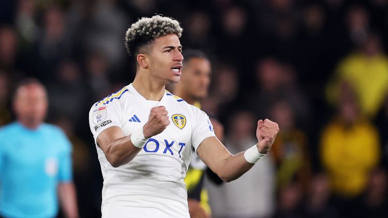 Mateo Joseph scored a late leveller for Leeds at Watford