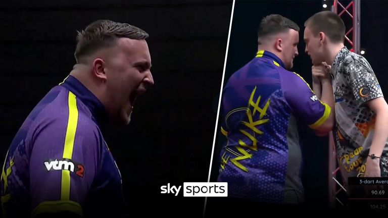 German Ricardo Pietreczko had a few words for Luke Littler after losing to him in the semi-finals of the European Tour.