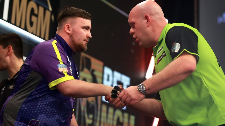 Luke Littler dan Michael van Gerwen