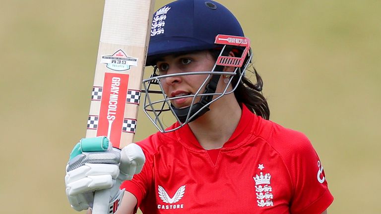 Maia Bouchier struck 91 for England against New Zealand