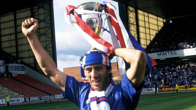 Rangers beat Aberdeen to the title in 1991