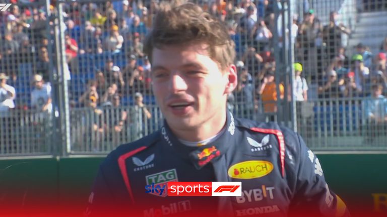 Max Verstappen at Australia GP qualifying