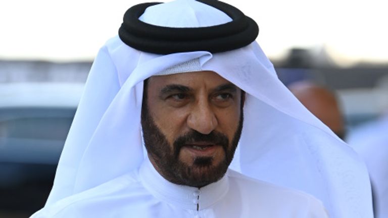 BAHRAIN INTERNATIONAL CIRCUIT, BAHRAIN - MARCH 01: Mohammed Ben Sulayem, President, FIA.. during the Bahrain GP at Bahrain International Circuit on Friday March 01, 2024 in Sakhir, Bahrain. (Photo by Sutton Images)