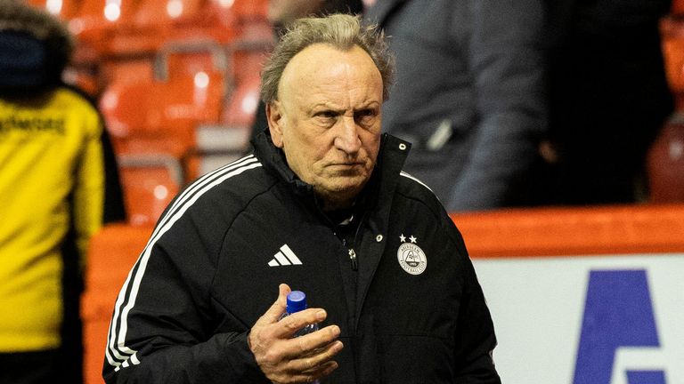 Neil Warnock is yet to win a league game with Aberdeen 