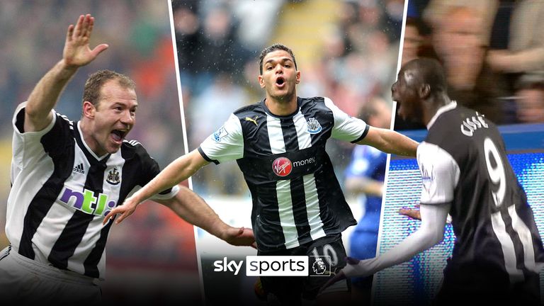 A look back at some of Newcastle&#39;s greatest goals in the Premier League including goals from Alan Shearer, Gary Speed and Hatem Ben Arfa.