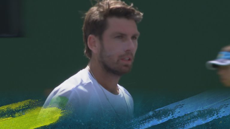 Norrie takes the first set against Sonego