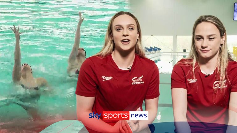 British artistic swimmers Izzy Thorpe and Kate Shortman say they are grinding and pushing their preparations to win Olympic gold this summer in Paris.