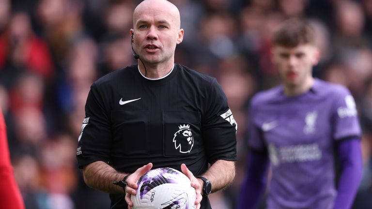 Referee Paul Tierney came in for scrutiny for his decision-making towards the end of Liverpool's Premier League win at Nottingham Forest