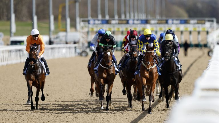 Prydwen (left) en route to success at Newcastle