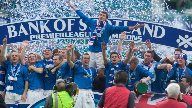 Rangers won the 2004/05 title on a dramatic final day 