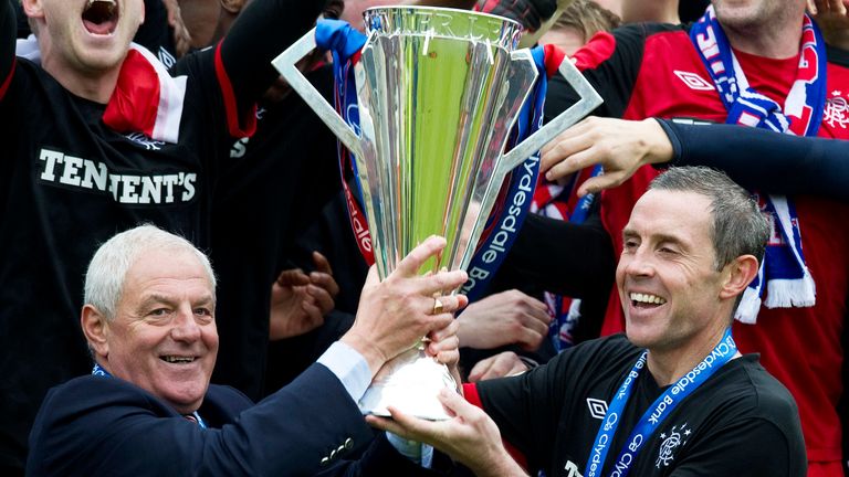 Rangers won the SPL title on the final day for the 2010/11 season