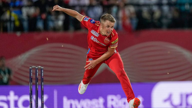 England's Sam Curran will feature for the Punjab Kings