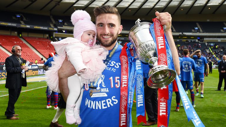 Graeme Shinnie won the Scottish Cup with Inverness in 2015