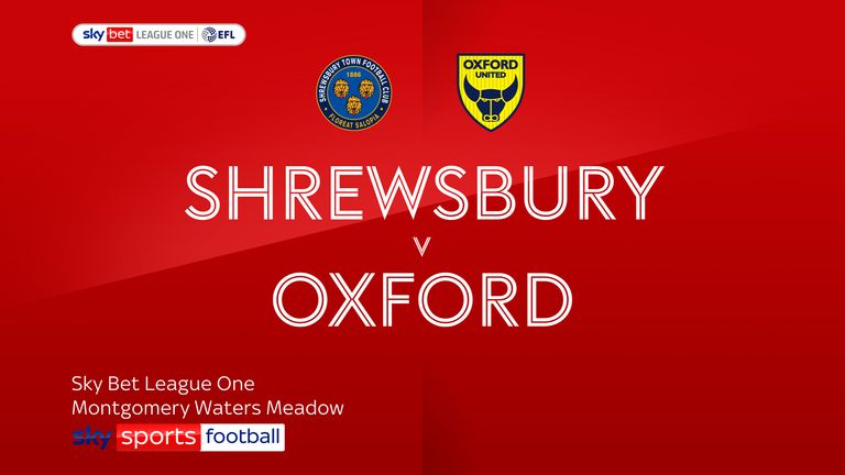 Shrewsbury vs Oxford