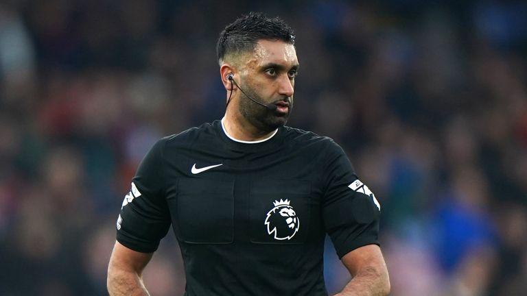 Referee Sunny Singh Gill - the first British South Asian ref in Premier League history