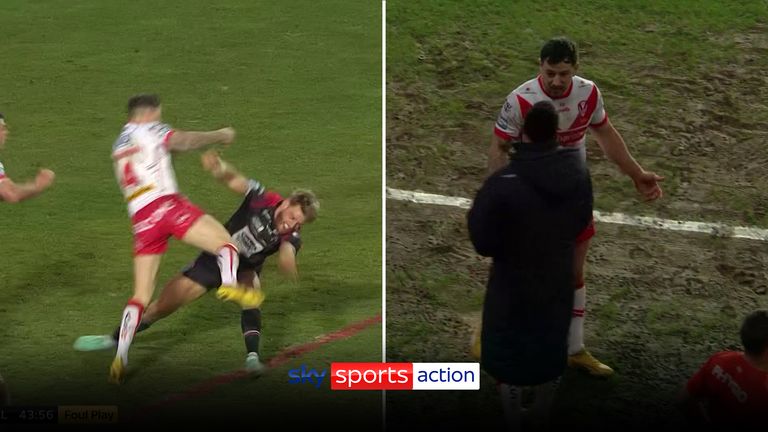 St Helens red card
