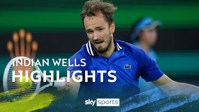 Highlights of Daniil Medvedev&#39;s victory over Tommy Paul to reach the Indian Wells final.