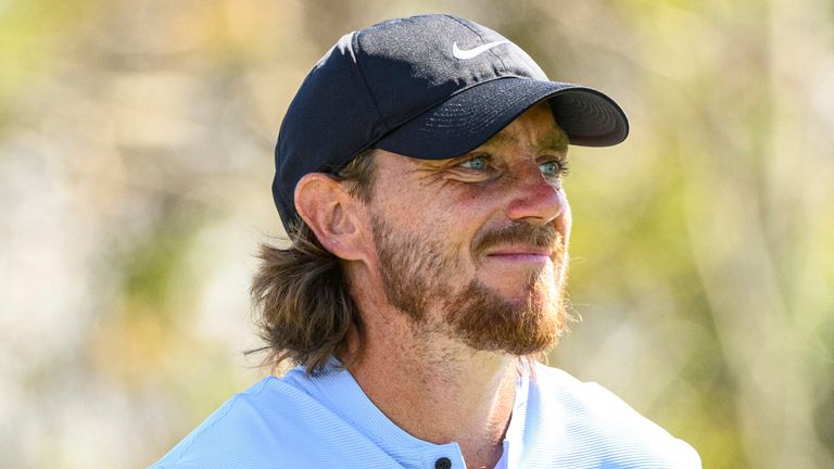 March 7, 2024: Tommy Fleetwood on the 7th tee during first round of the Arnold Palmer Invitational presented by Mastercard held at Arnold Palmer's Bay Hill Club & Lodge in Orlando, FL. Romeo T Guzman/CSM.(Credit Image: .. Romeo Guzman/Cal Sport Media) (Cal Sport Media via AP Images)