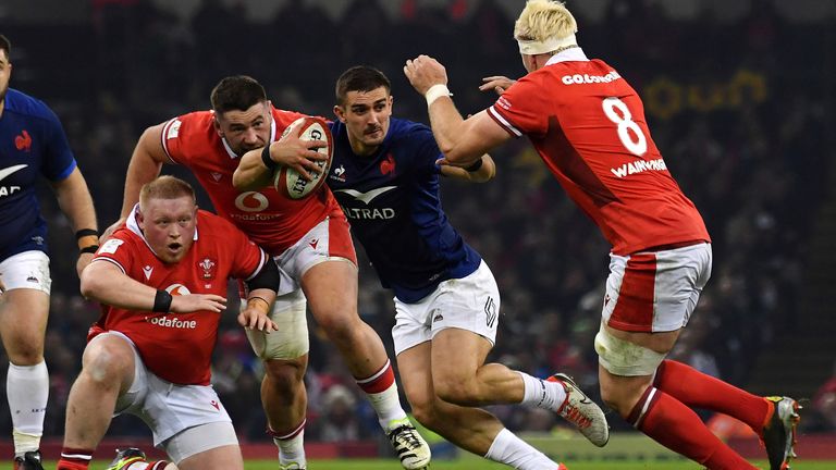 France beat Wales 45-24 during the Six Nations match at the Principality Stadium on Sunday