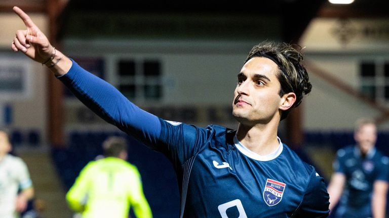 Yan Dhanda scored a 99th-minute equaliser to earn Ross County a vital point in their bid to avoid relegation