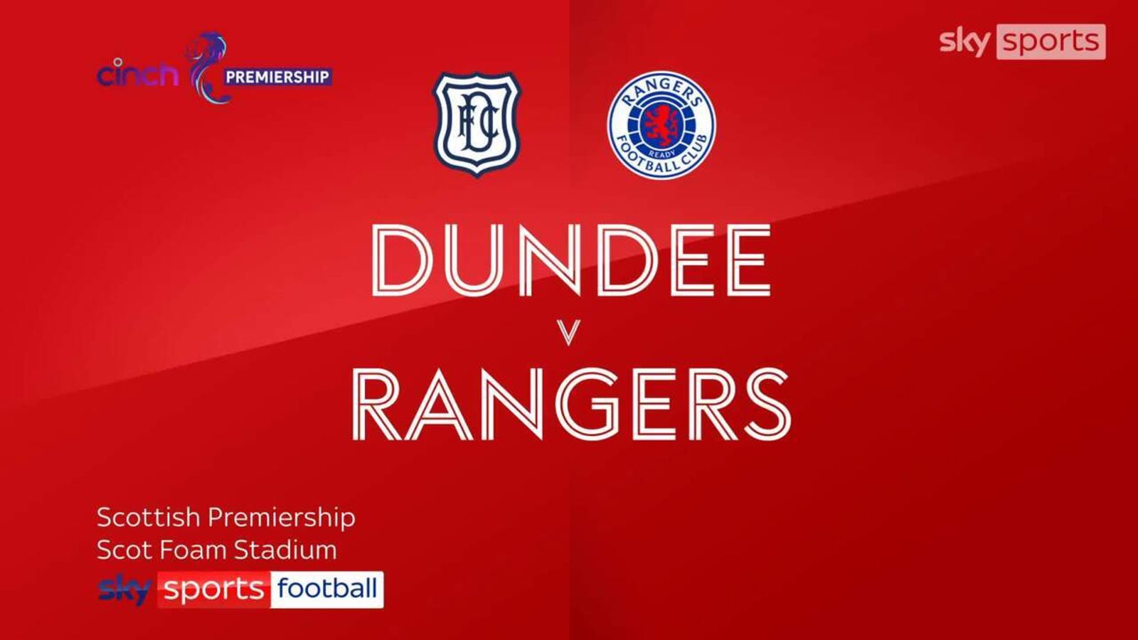 Dundee 0-0 Rangers | Scottish Premiership highlights