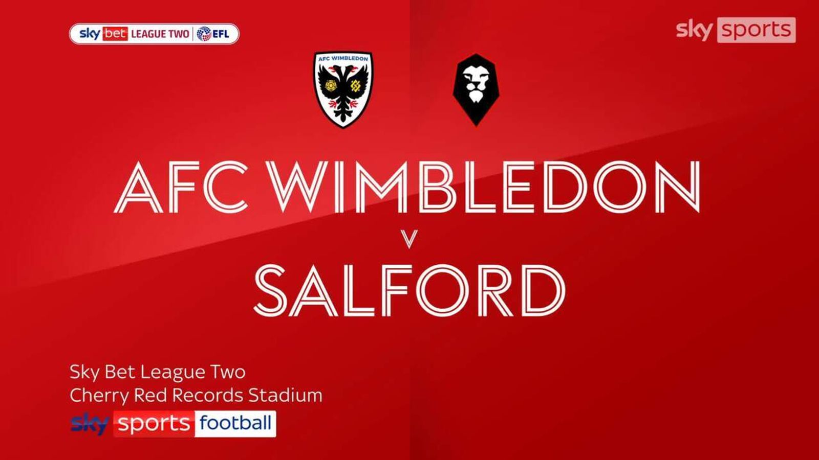 AFC Wimbledon 1-0 Salford | Football News | Sky Sports