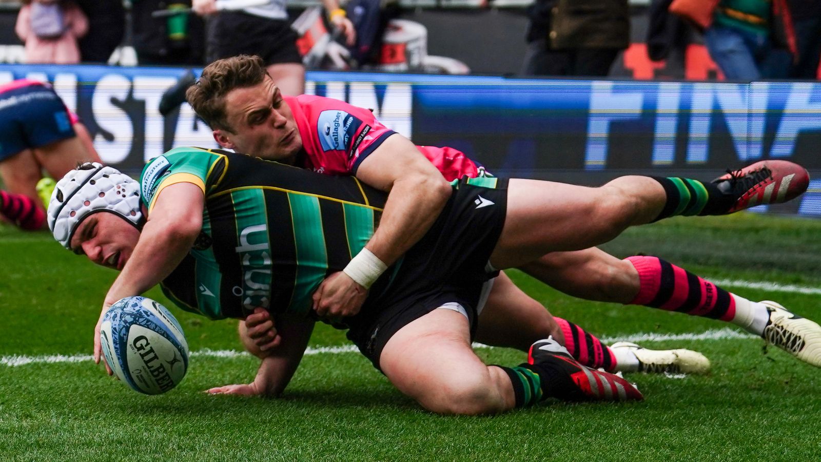 Premiership: Northampton Saints thump Leicester Tigers in derby win ...