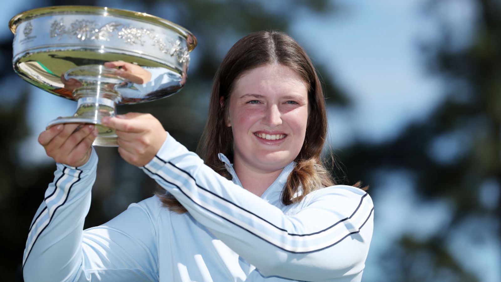 Lottie Woad: English golfer becomes first British woman to win Augusta National Women’s Amateur