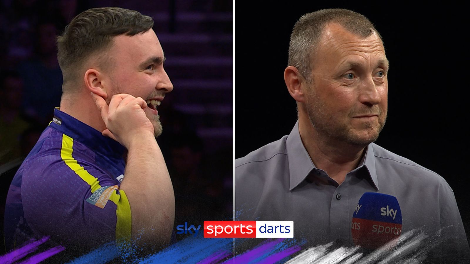 Wayne Mardle Luke Littler showing more personality 