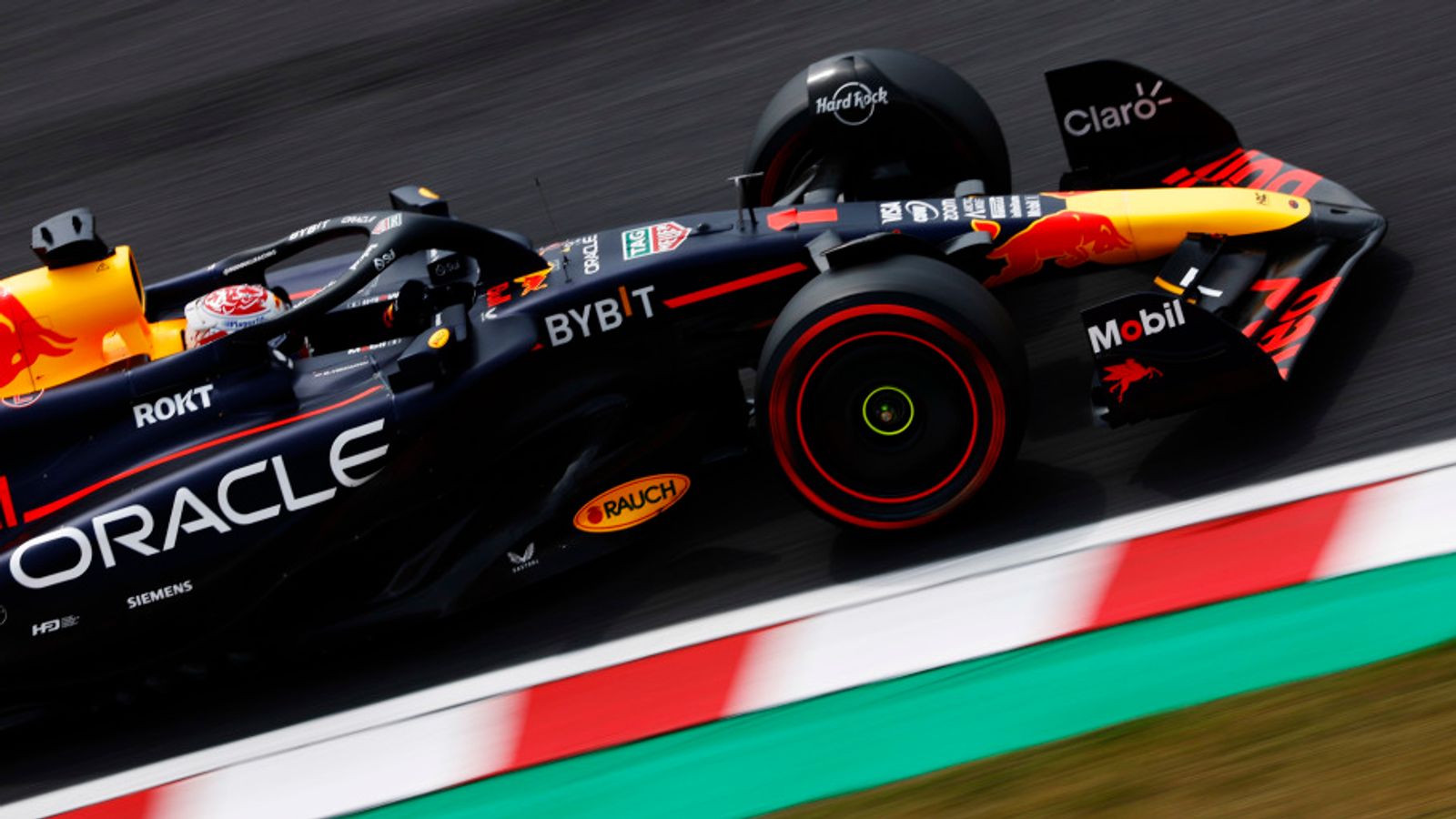 Max Verstappen leads final practice for the Japanese Grand Prix ahead of Sergio Perez
