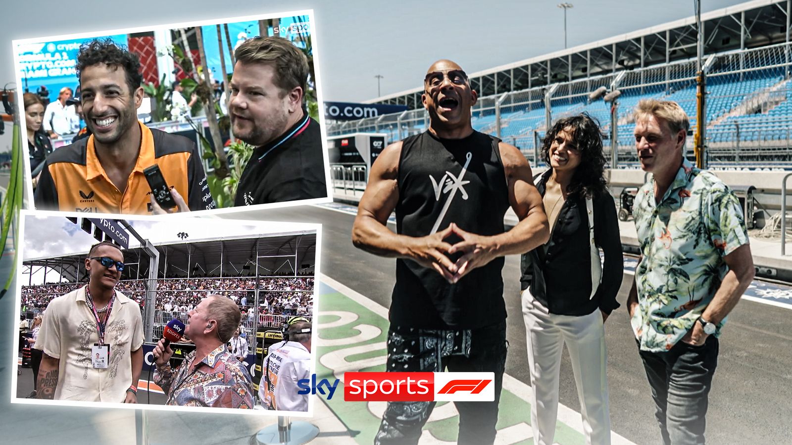 Miami GP's funniest celebrity moments! | F1 News | Sky Sports