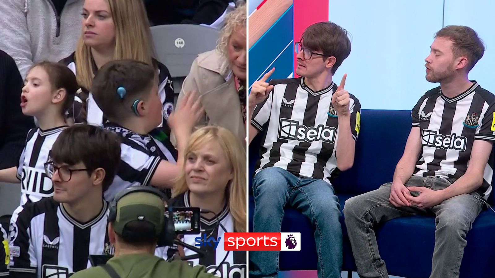 Newcastle fans explain new sensory football shirt | Football News | Sky ...