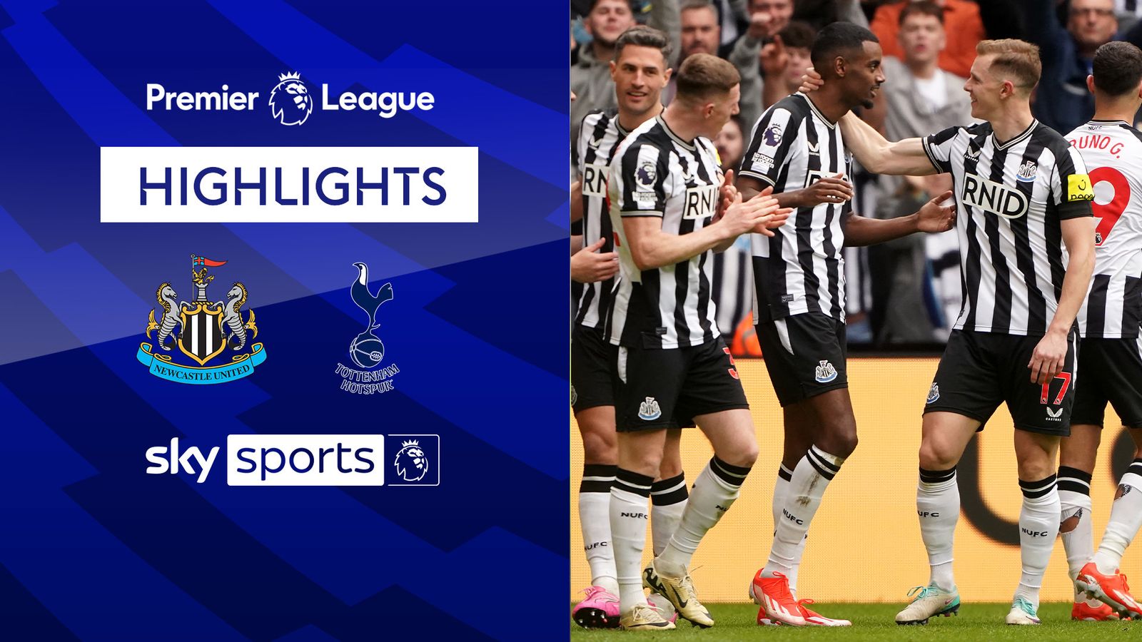 Newcastle 4 - 0 Tottenham - Match Report & Highlights