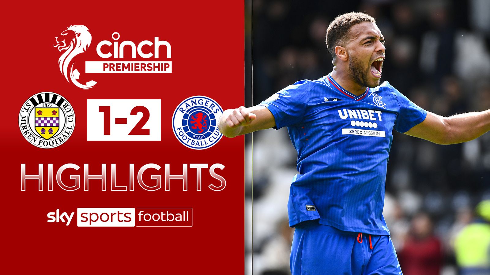 St Mirren 1-2 Rangers