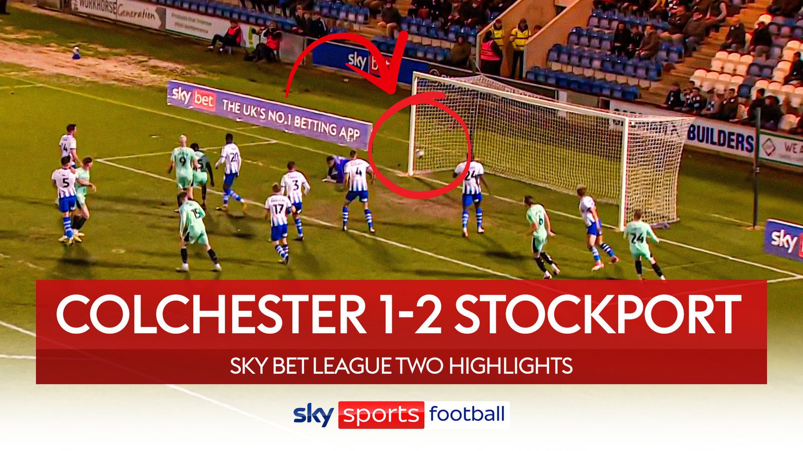 Colchester 1-2 Stockport 