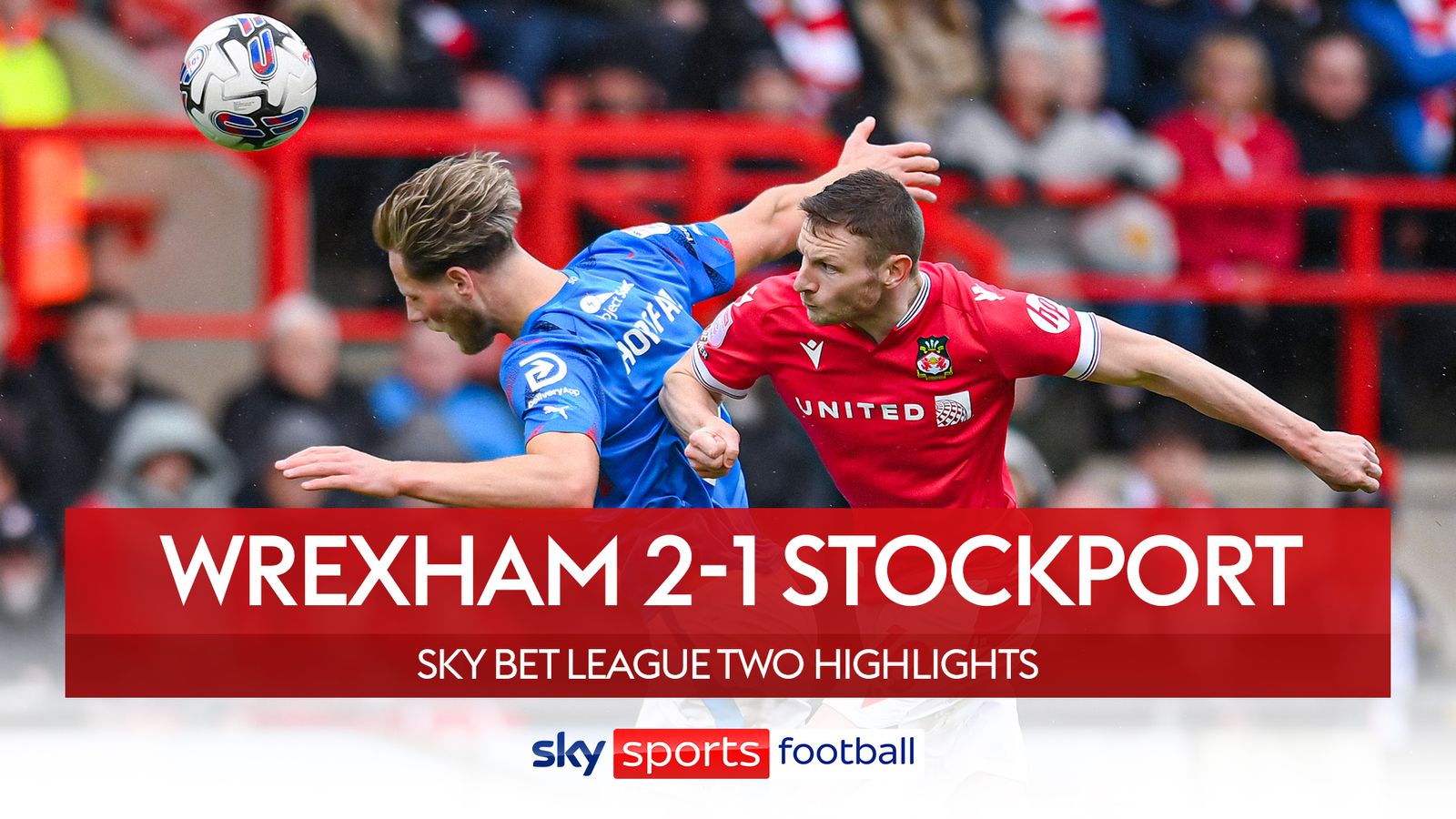 Wrexham 2 1 Stockport Match Report & Highlights