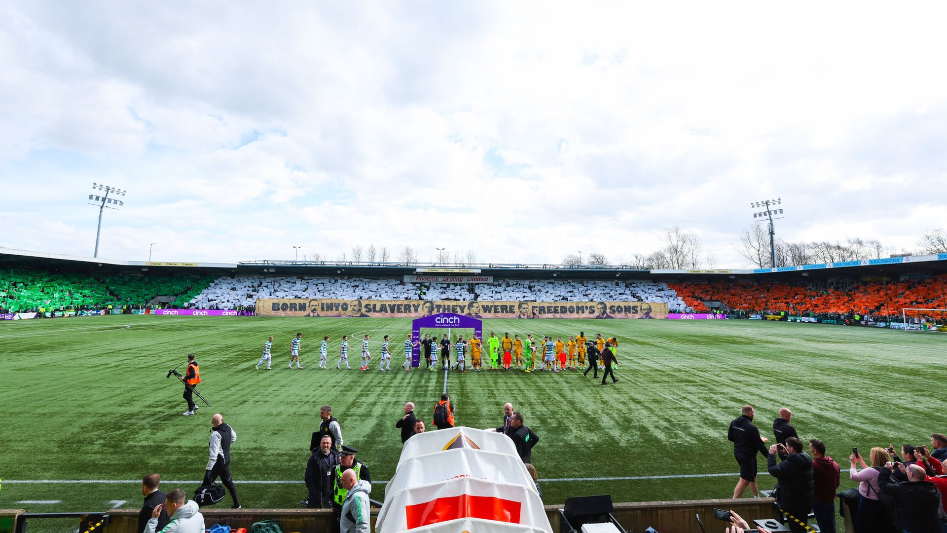 Livingston claim Celtic fans broke agreement over Easter Rising display