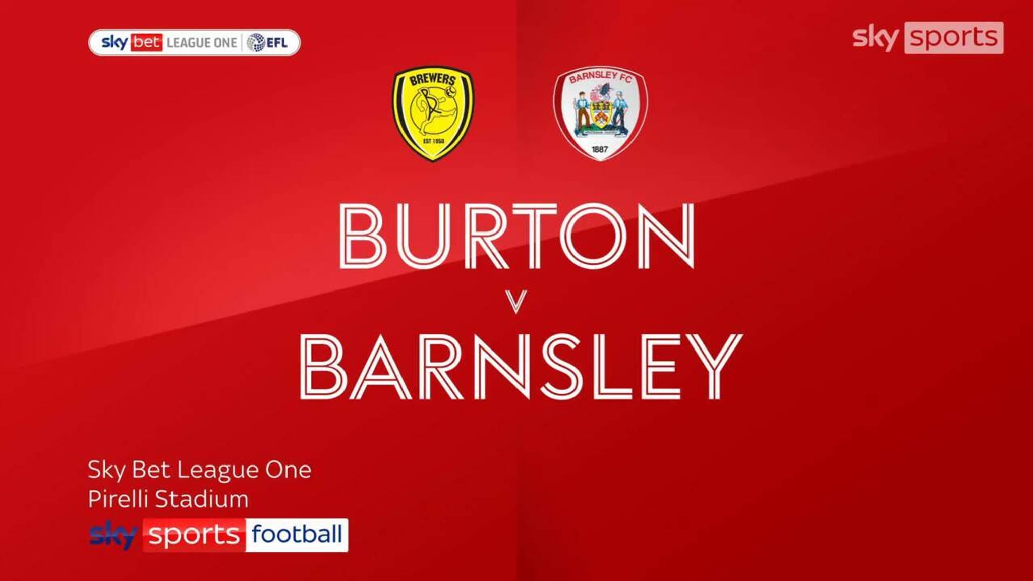 Highlights of the Sky Bet League One match between Burton and Barnsley