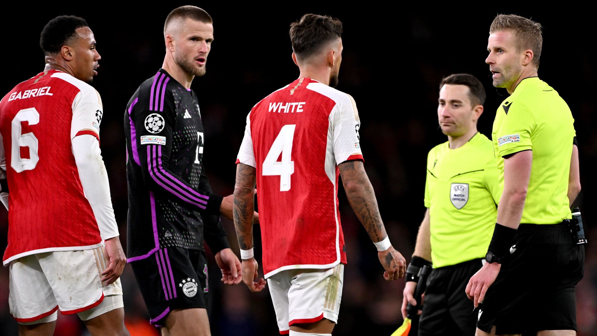 Arsenal vs Bayern Munich: Did ref in Champions League quarter-final get  three controversial decisions right? | Football News | Sky Sports