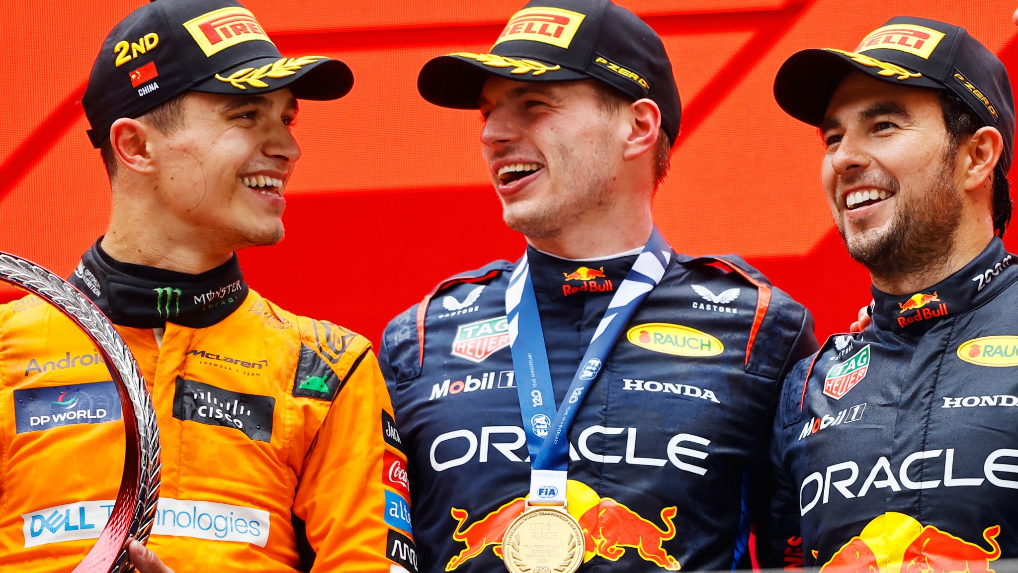 Chinese GP: Max Verstappen claims maiden Shanghai win as Lando Norris denies Red Bull one-two | F1 News | Sky Sports