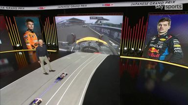 Verstappen versus Norris qualifying comparison