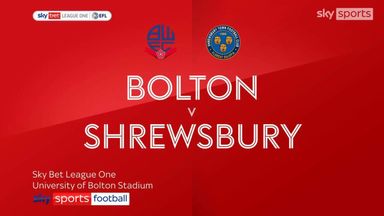 Bolton 2-2 Shrewsbury
