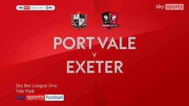 Port Vale 2-4 Exeter