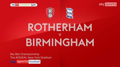 Rotherham 0-0 Birmingham
