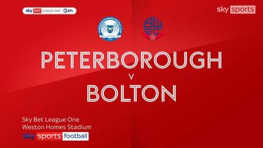 Peterborough 3-3 Bolton