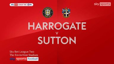 Harrogate 2-2 Sutton